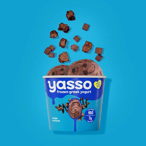 Yasso Chocolate Fudge Brownie Frozen Greek Yogurt - 14 fl oz