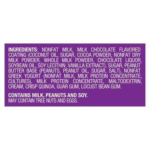 Yasso Frozen Greek Yogurt Indulgent Peanut Butter Dark Chocolate Crunch - 4ct