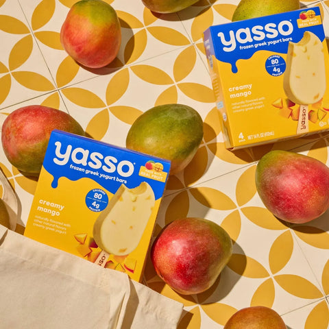 Yasso Frozen Greek Yogurt Mango and Cream Bars - 14 fl oz/4ct