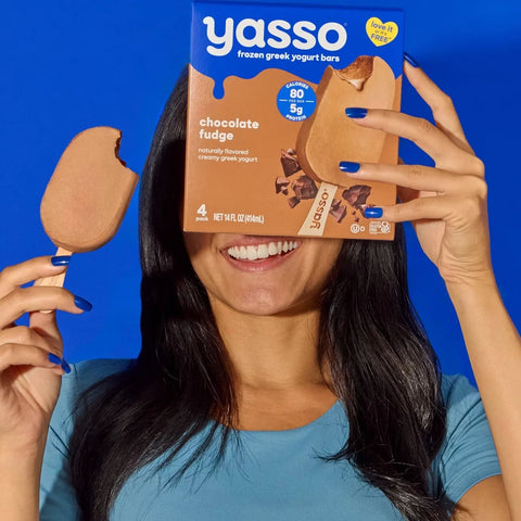 Yasso Frozen Greek Yogurt - Chocolate Fudge Bars - 4pk/14 fl oz