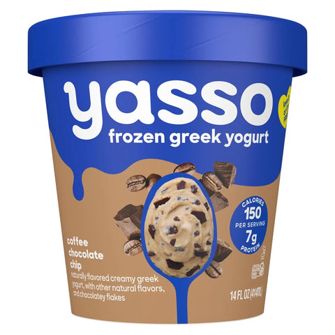 Yasso Coffee Chocolate Chip Frozen Greek Yogurt - 14 fl oz
