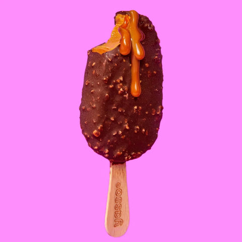 Yasso Frozen Greek Yogurt Indulgent Caramel Dark Chocolate Crunch - 4ct