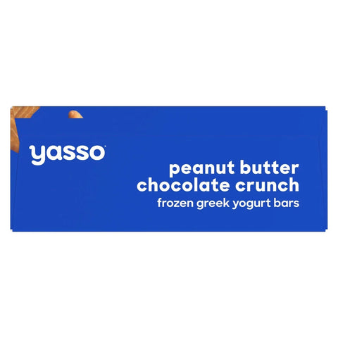 Yasso Frozen Greek Yogurt Indulgent Peanut Butter Dark Chocolate Crunch - 4ct