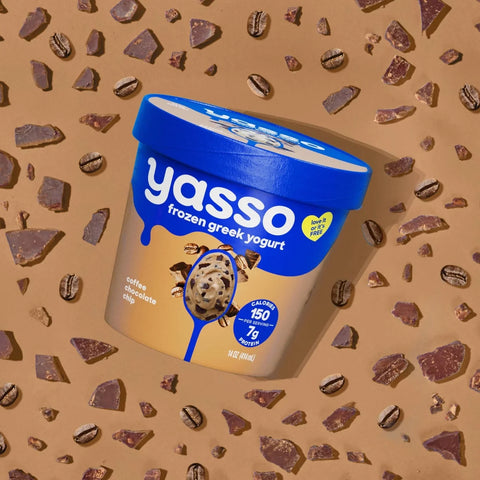 Yasso Coffee Chocolate Chip Frozen Greek Yogurt - 14 fl oz