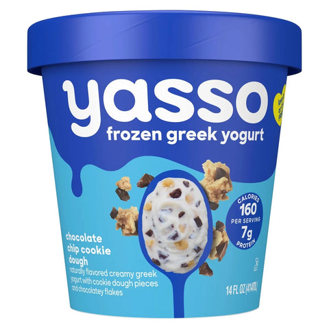 Yasso Chocolate Chip Cookie Dough Frozen Greek Yogurt - 14 fl oz