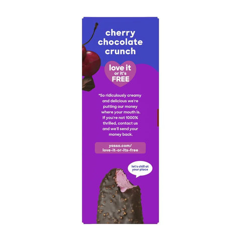 Yasso Frozen Greek Yogurt Cherry Chocolate Crunch - 10.6 fl oz/4ct