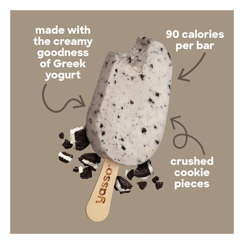 Yasso Frozen Greek Yogurt - Cookies 'n Cream Bars - 4ct