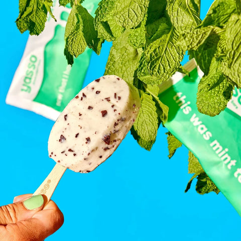 Yasso Frozen Greek Yogurt - Mint Chocolate Chip Bars - 4pk/14 fl oz