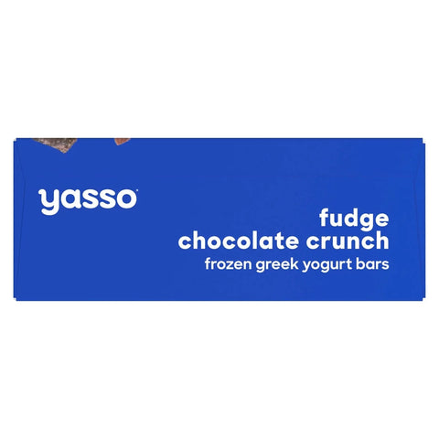Yasso Frozen Greek Yogurt Indulgent Fudge Chocolate Crunch - 10.6 fl oz/4ct