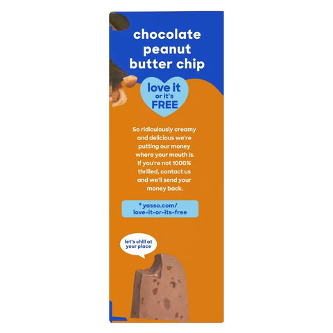 Yasso Frozen Greek Yogurt - Chocolate Peanut Butter Chip Bars - 4pk/14 fl oz