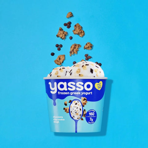 Yasso Chocolate Chip Cookie Dough Frozen Greek Yogurt - 14 fl oz