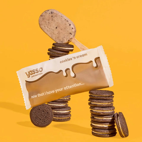 Yasso Frozen Greek Yogurt - Cookies 'n Cream Bars - 4ct