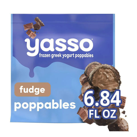 Yasso Frozen Greek Yogurt Fudge Poppables - 6.84 fl oz